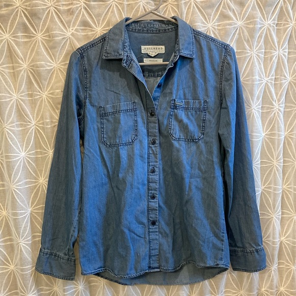 Bullhead Denim Button Down Shirt - Picture 1 of 8